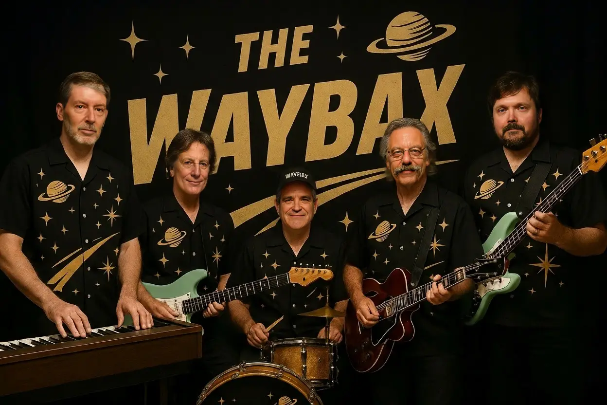 The Waybax. Charlotte’s Premiere Vintage Instrumental Rock And Rollers.